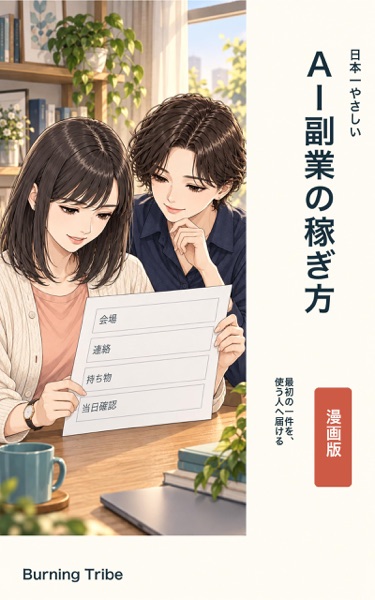 日本一やさしい AI副業の稼ぎ方(漫画版) 表紙